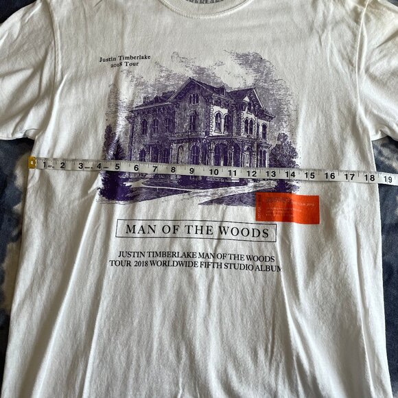 RARE JUSTIN TIMBERLAKE MAN OF THE WOODS TOUR T-SHIRT SIZE M - Picture 5 of 5